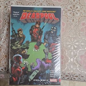 Marvel Deadpool Comic with Red and Blue Cover